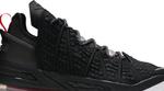 Кроссовки Nike LeBron 18 'Black University Red', черный - фото 3