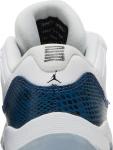 Кроссовки Air Jordan 11 Retro Low PS Navy Snakeskin 2019, белый - фото 7