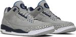 Кроссовки Air Jordan 3 Georgetown Hoyas PE, серый - фото 8