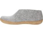 Слипперы Wool Shoe Leather Outsole Glerups, серый - фото