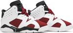 Кроссовки Air Jordan 6 Retro PS Carmine 2021, белый - фото 8