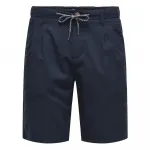 Шорты Only & Sons Leo Linen Mix 0048, синий - фото 3