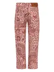 Джинсы с принтом пейсли ETRO KIDS, розовый - фото 2