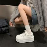 Medd Низкие модные бордовые кроссовки women's ecru - фото 6