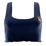 Кроп-топ Yoon с лого-нашивкой Nike, синий - фото 2