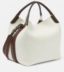 Кашемировая сумка-ведро bale среднего размера Loro Piana, белый - фото 4