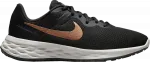 Кроссовки Nike Wmns Revolution 6 Next Nature Wide 'Black Metallic Copper', черный - фото