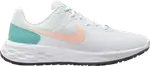 Кроссовки Nike Wmns Revolution 6 'White Washed Teal', белый - фото 2