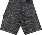 Шорты Supreme Warp Jacquard Logos Denim Painter Short 'Black', черный - фото 3