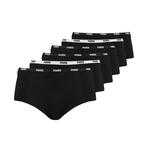 Трусы Puma Panty 6er Pack, черный - фото
