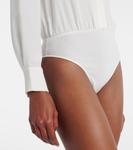 Шелковый боди Roland Mouret, белый - фото 5