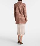 Принтованный блейзер Dries Van Noten, Peach - фото 3