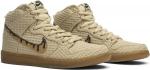 Кроссовки Nike SB Dunk High Premium Hemp 'Waffle', загар - фото 9