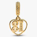 Шарм Pandora 18th Celebration Dangle, золото - фото 2