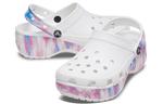 Сабо Crocs Classic Platform Dream Clog 'White Purple' Women's - фото 2