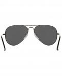 Поляризованные солнцезащитные очки унисекс aviator total black, rb3025 58 Ray-Ban, мульти - фото 12
