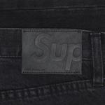 Джинсы Supreme Stone Washed Slim Jean 'Washed Black', черный - фото 4