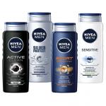 Набор мужских гелей для душа NIVEA MEN 4x500мл - фото