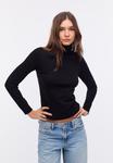 Джемпер Stradivarius TURTLENECK , Black - фото