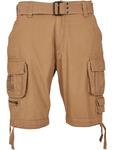 Тканевые шорты Brandit, бежевый - фото