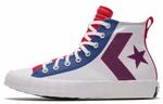 Кеды UNT1TL3D Converse High 'Rush Blue Red' - фото