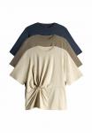 Футболка THE SET REGULAR FIT, Navy Blue/Light Brown/Stone/Blue - фото