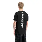 Футболка Alpha Industries Back Print Rubber, черный - фото 2