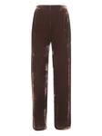 Бархатные брюки Bianco Levrin, коричневый - фото