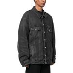 Джинсовая куртка мужская черная Balenciaga, черный - фото 4