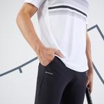 Мужская теннисная футболка с короткими рукавами - Essential white ARTENGO, белый - фото 4