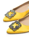 Балетки Hangisi с пряжкой Manolo Blahnik, желтый - фото 2