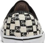 Кеды Vans Supreme x Authentic Pro Checkered Black, черный - фото 7