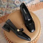 Туфли Мэри Джейн на массивном каблуке Women's TAFN, черный - фото 8