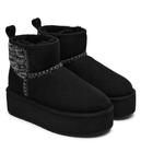 Зимние ботинки EMU Australia Stinger Knit Flatform, черный - фото 3