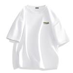 Футболка унисекс MINISO, бордовая (логотип на груди буква B) - фото