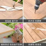 Комплект садовой мебели: 6 стульев с вертикальными рейками, стол прямоугольный, 120×80 см, (№20) - фото 3