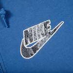 Футболка Supreme x Nike Half Zip Hooded Sweatshirt Blue, синий - фото 2