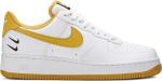 Кроссовки Nike Air Force 1 '07 LV8 'Double Swoosh - White Light Ginger', белый - фото