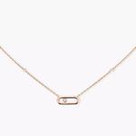 Колье Messika Move Uno, розовое золото/бриллианты - фото 2