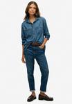 Блуза Superdry & Co Button-down blouse, Worn Wash/Blue - фото