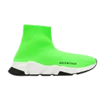 Кроссовки Balenciaga Speed Trainer Vert Fluo, зеленый - фото
