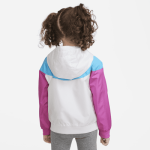 Куртка Nike Toddler Windrunner Jacket, цвет White/Multi-Color - фото 2