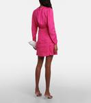 Жаккардовое мини-платье Rixo, розовый - фото 3