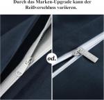 Комплект постельного белья RUIKASI, 3 предмета, 200х200/80x80, темно-синий - фото 7