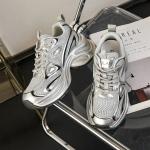 Кроссовки Eblan Chunky Women's Low-top, серебристый - фото 3