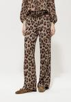 Брюки Luisa Cerano FLARED-MIT ANIMAL-PRINT, Multi Coloured/Brown - фото