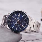 Casio Мужские синие часы EDIFICE - фото 5