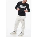 Свитер с круглым вырезом и логотипом Dondup, Black - фото 4