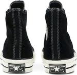 Кроссовки Converse Chuck 70 Hi Black Beige, черный - фото 6