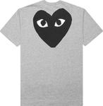 Футболка Comme des Garçons PLAY Small Text T-Shirt 'Grey', серый - фото 3